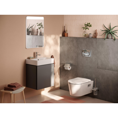 Hansgrohe Xanuia Q Wastafel/Fontein - 50x39cm - inbouw - 1 kraangat - met overloop - glans wit SW1165063