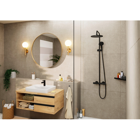 Hansgrohe AddStoris Q handdoekhaak enkel - mat zwart SW651064