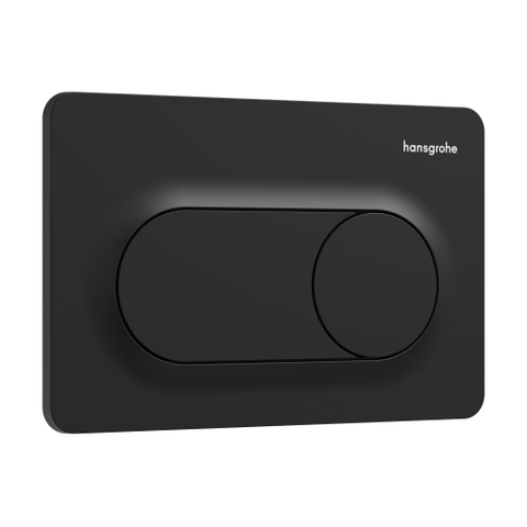 Hansgrohe IFrame Original S Drukplaatvoor - dualflush - mat zwart SW1413625