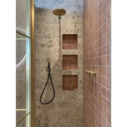 The Mosaic Factory Kasba mosaïque - 30x30cm - 6.5mm - carré - R10 - terra mat SW798760