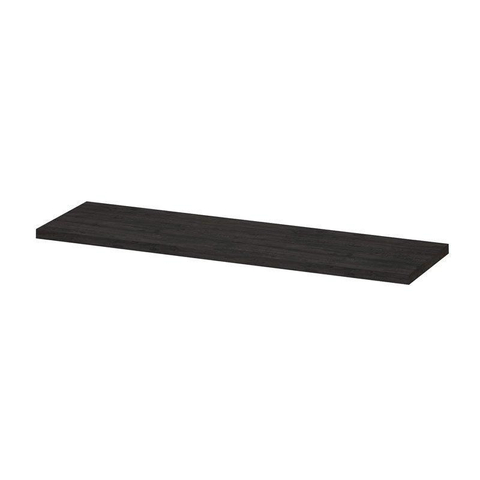 INK Topdeck Wastafelblad - 160x45x3.5cm - tbv onderkast - MFC - Houtskool eiken SW439404