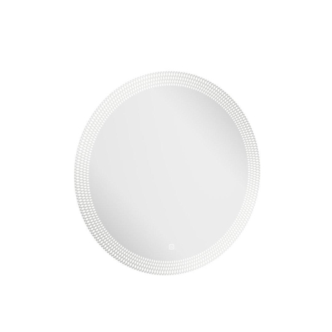 Crosswater Canvass Spiegel - 70x70cm - LED - rond - zilver SW1026387