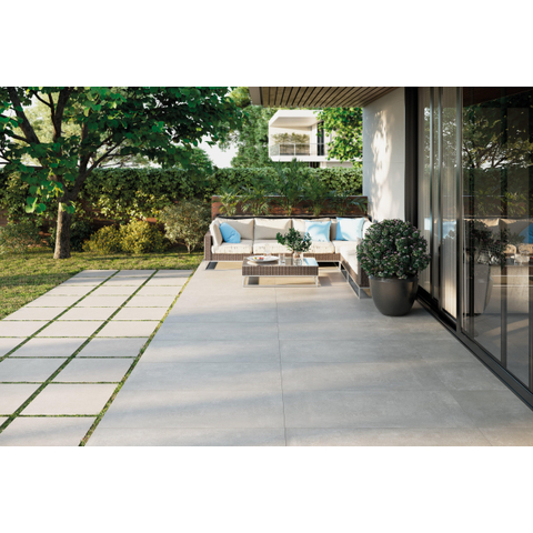 Terravito Ostino - 60x60cm - 20mm - rectifié - Gris SW1175685
