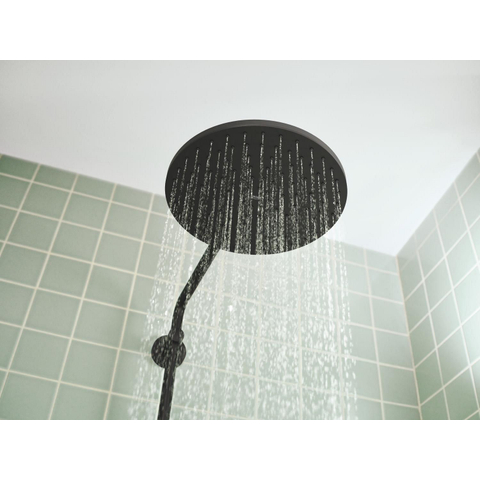 GroheVitalio Joy+douchesysteem met hoofddouche en handdouche280mmMat Zwart SW1590068