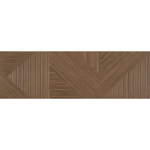 Ceralto Pavero Grain Décor-bande - 31.6x100cm - 10.4mm - Coffee SW542069