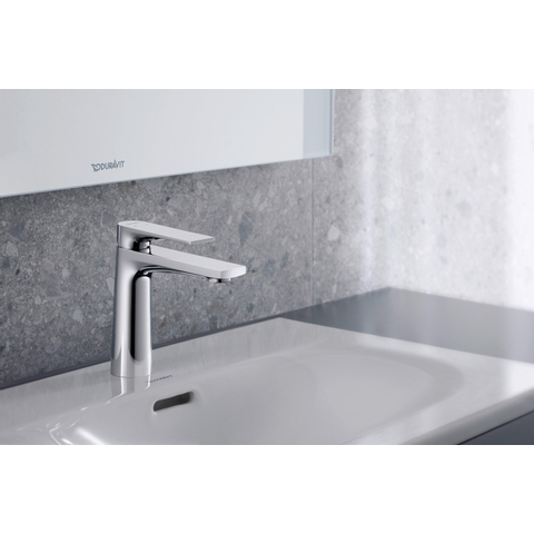 Duravit Tulum by starck Wastafelmengkraan - eengreeps - 50x180x165mm - hoogglans chroom SW772492