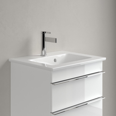 Villeroy & Boch venticello fontein - 500x420mm - met overloop - 1 kraangat CeramicPlus - White Alpine (glans wit) 1025161