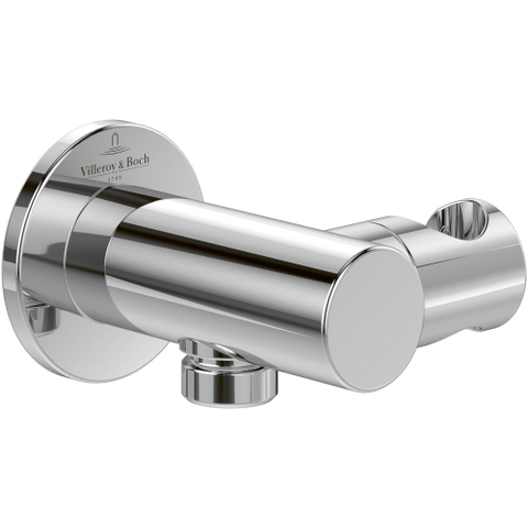Villeroy & Boch Universal Showers wandaansluitBocht Rond - hoogglans chroom SW974392