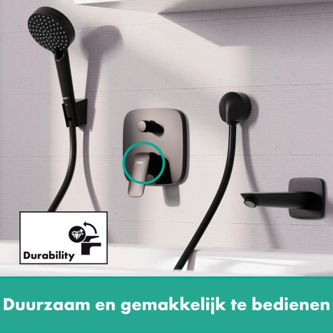 Hansgrohe Logis Badmengkraan - inbouw - voor ibox universal - mat zwart SW918542