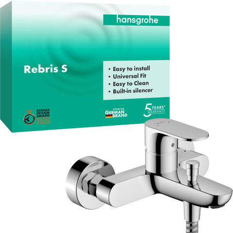 Hansgrohe Rebris s Eengreeps - opbouw badmengkraan - hoogglans chroom SW803102
