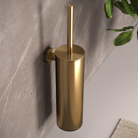 Brauer Gold Edition Toiletborstelhouder - wand - PVD - geborsteld goud SW794576