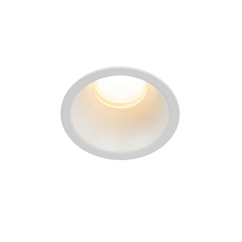 QAZQA Dept Spot encastré - 7.8x7.8x6.5cm - dimmable - IP44 - blanc mat SW1187251