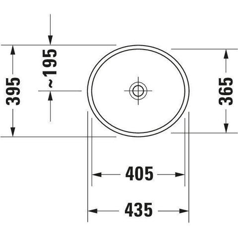 Duravit Starck 2 Opzetkom - zonder overloop - zonder kraangat - 44x40cm - inclusief bevestiging - glans wit 0296218