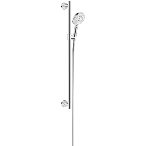 Hansgrohe Raindance Select S Doucheset - 120 - 3jet - met Unica S Puro - glijstang 90cm - hoogglans chroom SW66604