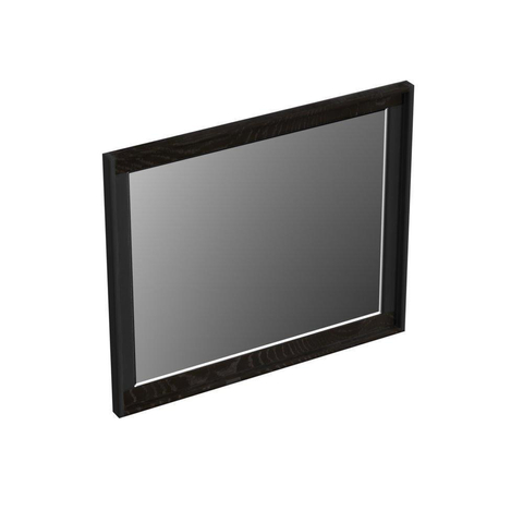 Forzalaqua Reno 2.0 miroir – rectangle – 59,5 x 50 cm – Black Oiled SW492668