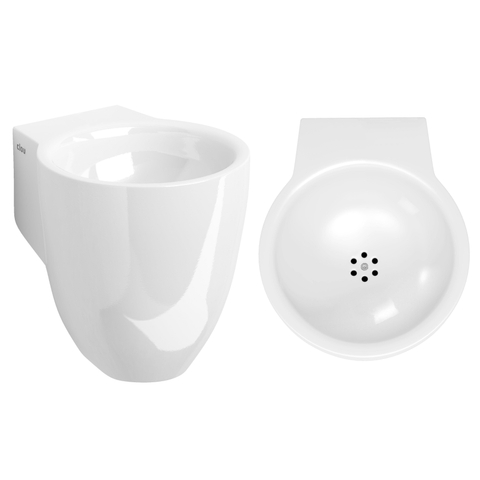 Clou Flush 6 lave-mains - 27x31.5x28cm - sans trou de robinet - blanc SW9336
