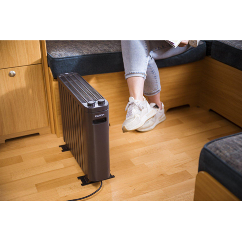 Eurom RAD radiateur - 48x15x42cm - 1000 watt - sur pied - métal noir mat SW999835