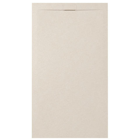 Zenon Essenza Minimal receveur de douche - 100x100cm - antidérapant - antibactérien - marbre minéral - carré - Vertigo cream (beige) SW1418418