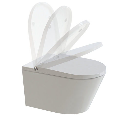 QeramiQ Luma douche-wc – verwarmde zitting & föhn – glans wit SW1247816