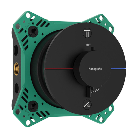 Hansgrohe Showerselect Comfort S thermostatique encastrable - 2 fonctions - mat noir SW918037