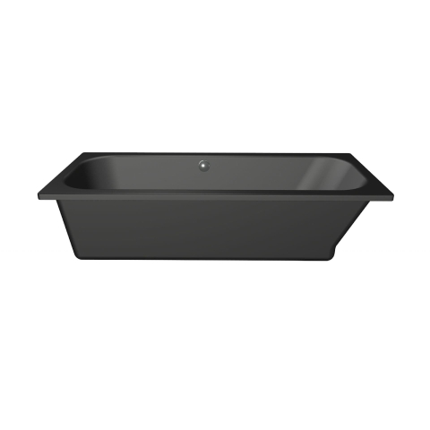 Xenz Aruba Baignoire - 180x80x48 - bonde Centrale - acrylique - ebony SW103124