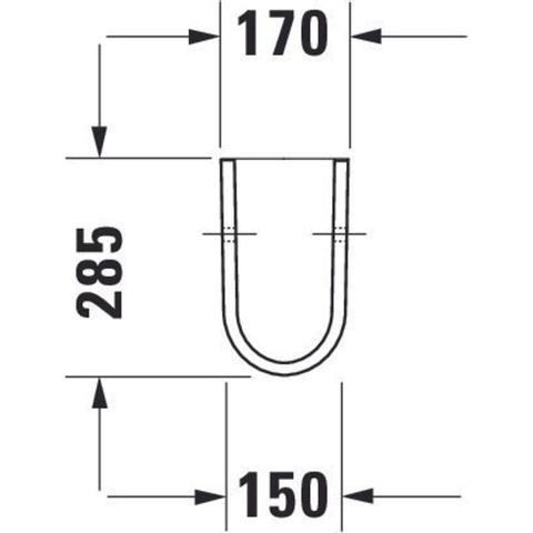 Duravit Starck 3 Philippe Starck - 3 Sifonkap - wit 0312770