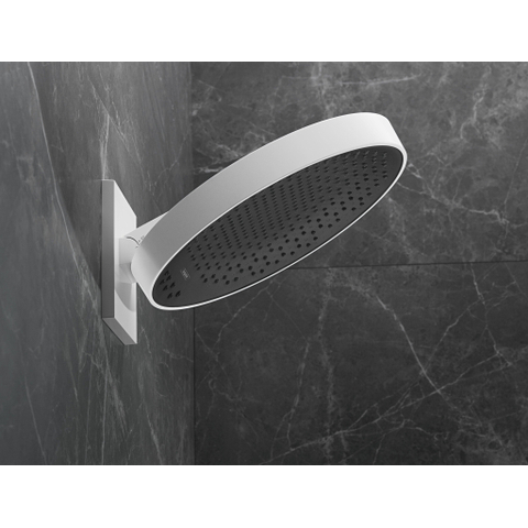 Hansgrohe RainFinity PowderRain - hoofddouche 360 - 3jet - met douchearm 10-30° verticaal kantelbaar - diameter 36cm - mat wit SW358868