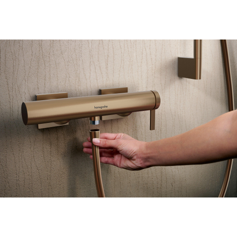 Hansgrohe Tecturis E Eengreeps - opbouw douchemengkraan - geborsteld brons SW918657