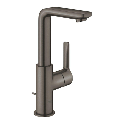 GROHE Lineare robinet de lavabo 1 trou taille l avec vidage avec bec orientable Brushed Hard graphite brossé (anthracite) SW444224