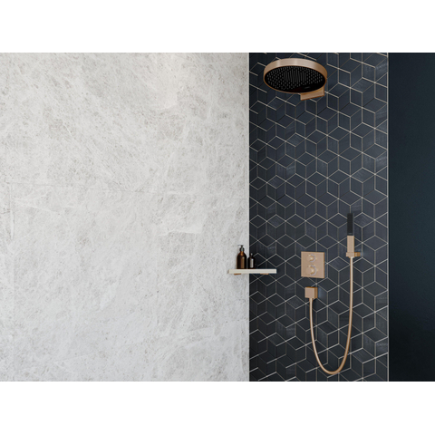 Hansgrohe RainFinity Hoofddouche wand rond - 36cm - geborsteld brons SW451740