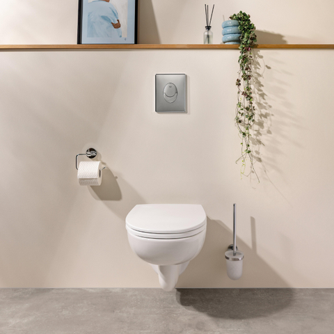 GROHE Bau Ceramic hangtoilet - 53.8cm - met zitting en deksel softclose SW1477609