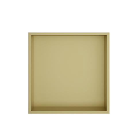 Hotbath &MORE Inbouwbox of inbouwnis - 30x30x10 - PVD - geborsteld messing (goud) SW1246536