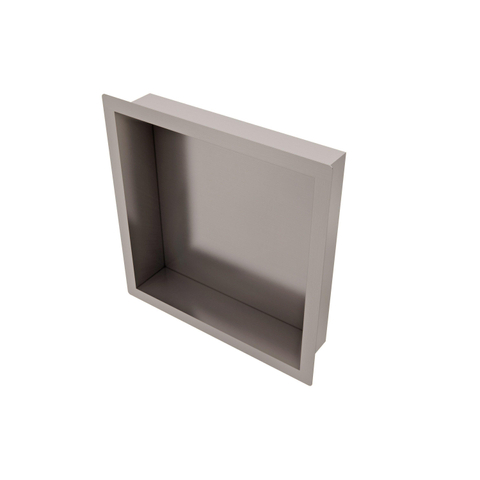 Fortifura Galeria Inbouwnis - 30x30x7cm - PVD - geborsteld RVS SW809407