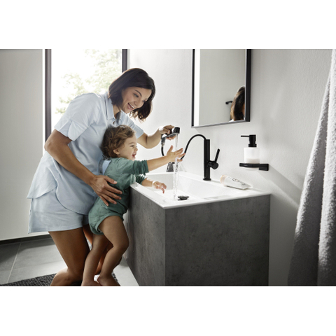 Hansgrohe AddStoris Q - zeepdispenser - mat zwart SW651500