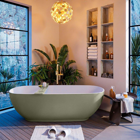 Mondiaz ALAN-DLUX Ensemble de meuble - 150cm - meuble Army mat - 1 tiroir - Lavabo Cloud Frappe suspendu - vasque Gauche - 1 trou de robinet SW805695