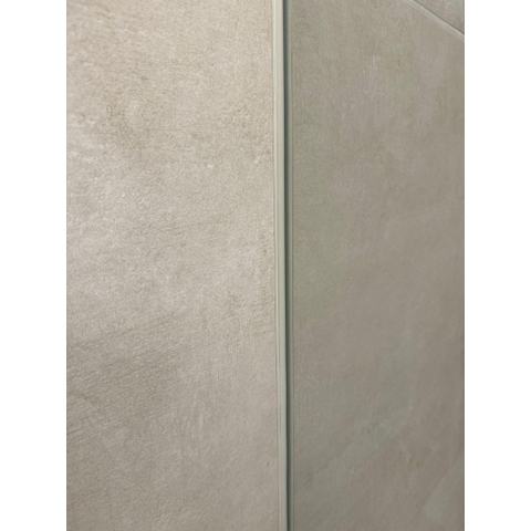 Fortifura Galeria Profil aveugle - encastré - 200cm - pour verre 8mm - aluminium SW1120921