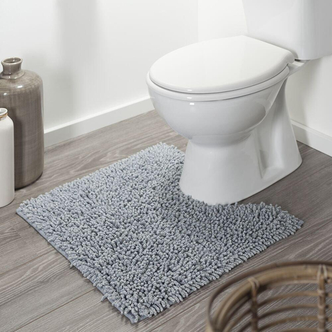 Sealskin Misto Tapis de toilettes Coton 55x60 cm Gris SW71617