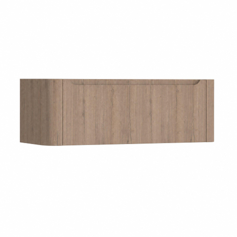 H&R badmeubelen Juice Meuble sous lavabo - 120x45x40cm - coins arrondis - 1 tiroir - poignée intégrée - charleston SW867529