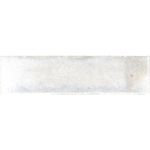 Terravito Giavelo wand- en vloertegel - 6x24.6cm - 8.4mm - Rechthoek - Overig - glans wit - White SW1601884