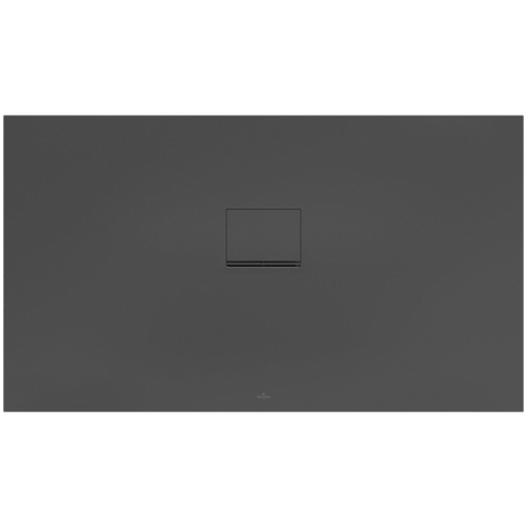 Villeroy & Boch Squaro infinity douchebak - 140x80x4cm - Anthracite (grijs) SW28764