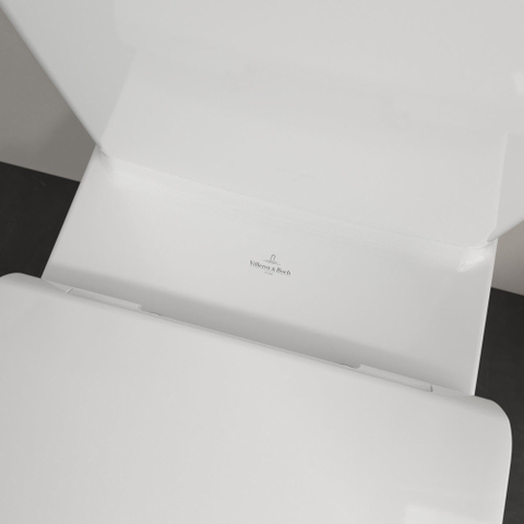 Villeroy & Boch Vicare O.novo Vita duoblokpot Vita - diepspoel PK DirectFlush - zonder reservoir - White Alpine (glans wit) 1025069