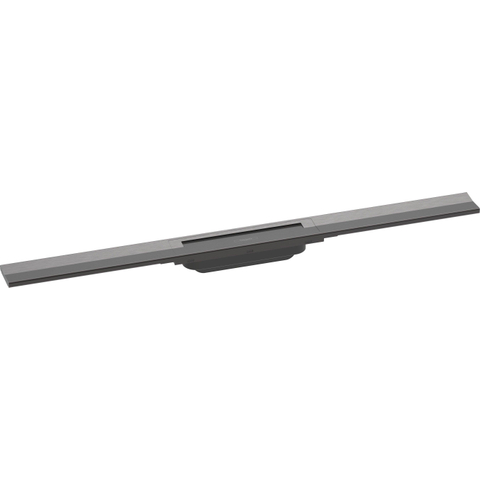 Hansgrohe RainDrain Flex Douchegoot - 80cm - inkortbaar - brushed black chrome SW1590338