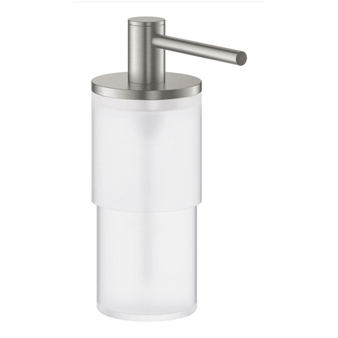Grohe Atrio Zeepdispenser - 160ml - staand - rond - Supersteel (RVS) SW224951