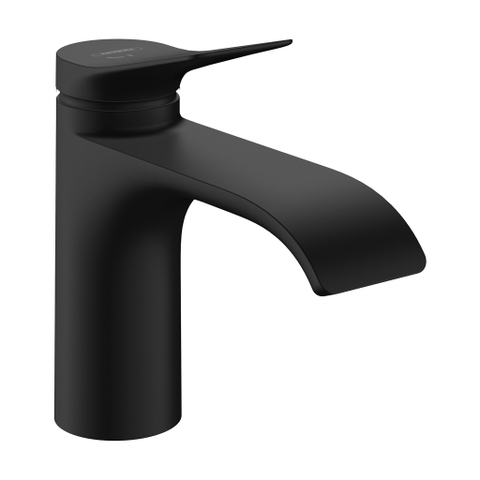 Hansgrohe Vivenis eengreeps wastafelkraan 80 CoolStart zonder waste mat zwart SW1383036