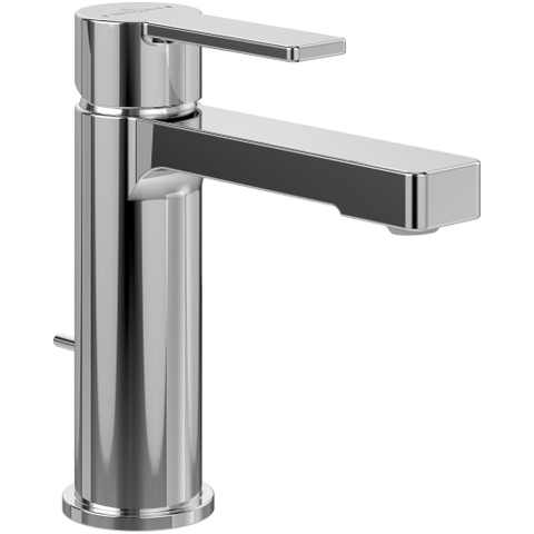 Villeroy & Boch Architectura 1 greeps wastafelkraan - met waste - hoogglans chroom SW974126