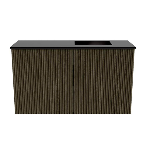 Mondiaz JOYA 70cm toiletmeubel - kleur Shadow - Wastafel FAYE positie Rechts 1 kraangat kleur Urban. SW1421538