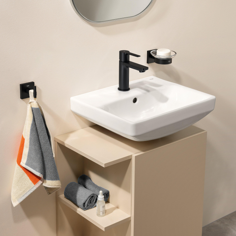 GROHE Start Cube porte-savon - avec support - verre - noir mat SW1126627