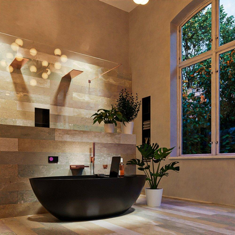 MONDIAZ FLOAT Baignoire îlot - 170x80cm - Urban SW491510