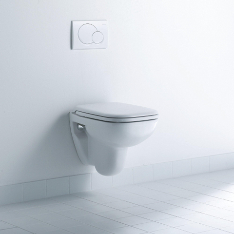 Duravit D-code WC-zitting 43.8x35.9x5cm met softclose Kunststof wit Glanzend 0315128