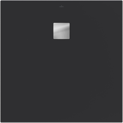 Villeroy & Boch Excello douchevloer - 100x100cm polyurethaan/acryl - Anthracite (grijs) SW375936